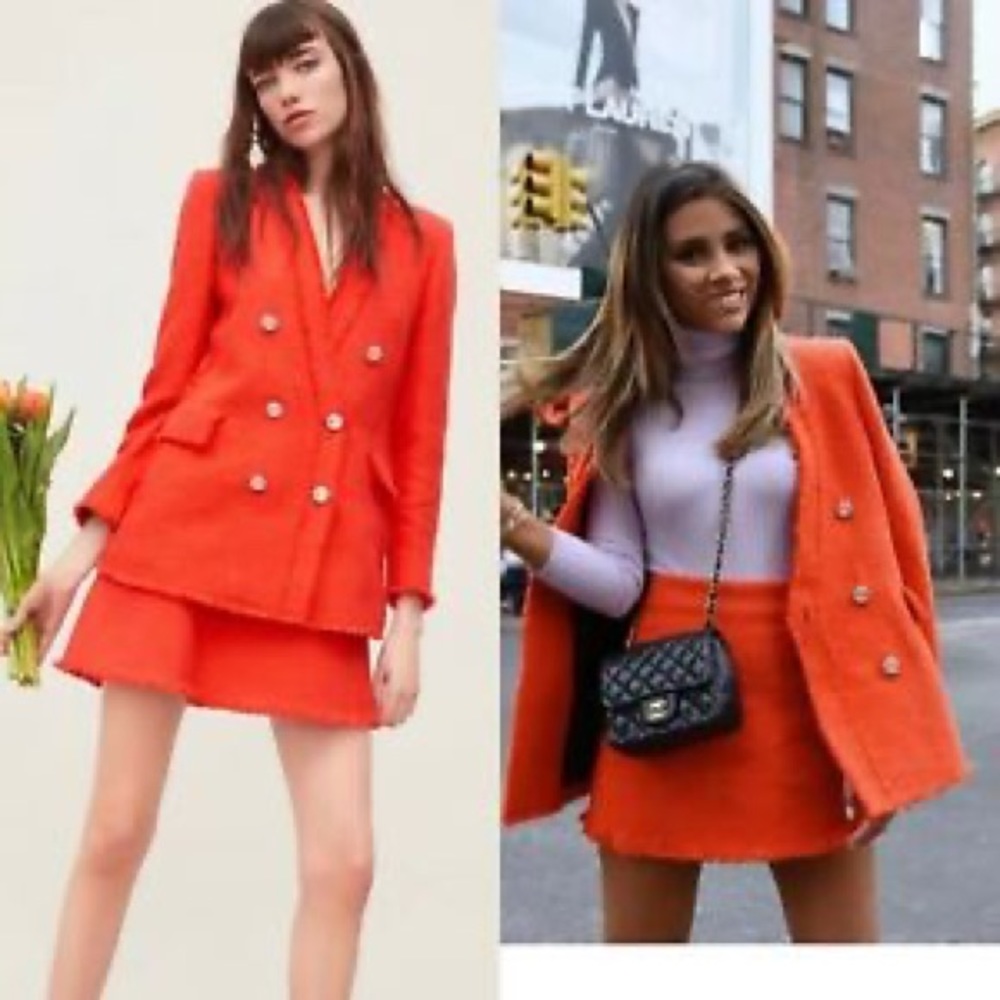 Zara blazer and skirt set